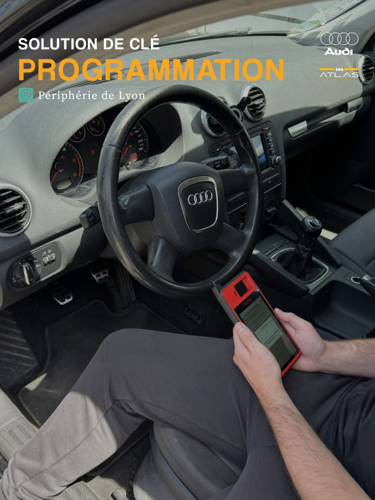 Codage nouvelle clé électronique Audi A3 8P